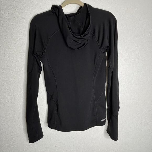 North Face Vaporwick Agave 1/4 Zip Black Pullover Hooded Jacket Women’s Small - Picture 5 of 5